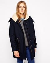 Thumbnail for your product : Sessun Coeur Parka with Hood - Navy