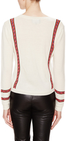 Thumbnail for your product : Cynthia Rowley Wool Border Stripe Sweater