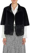 Thumbnail for your product : Barneys New York Women's Fur Crop Short-Sleeve Coat - Black