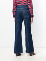 Thumbnail for your product : Valentino V detail regular-fit jeans