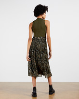 Thumbnail for your product : Ted Baker LEMMIE Urban Printed Pleated Mockable Dress