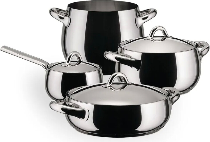 Alessi Mami seven-piece cookware set