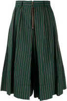 Thumbnail for your product : See by Chloe Striped Wide-Leg Shorts