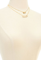 Thumbnail for your product : Forever 21 Dimpled Pendant Chain Necklace