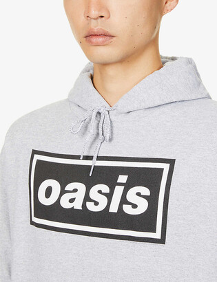 Liam Gallagher x Oasis logo-print cotton-blend hoody