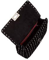 Thumbnail for your product : Valentino Garavani Medium Velvet Rockstud Spike Shoulder Bag