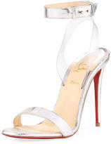 Thumbnail for your product : Christian Louboutin Jonatina Embossed Red Sole Sandal