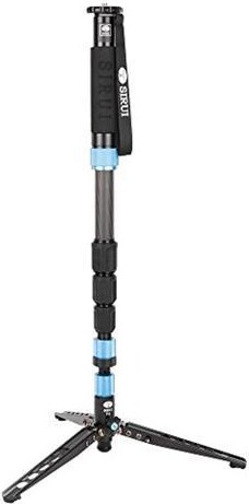 Sirui 6952060001753 P-424sr Carbon Fiber Photo/Video Monopod, Extends To 75', Supports 26.5 Lb, Gray