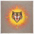 gucci angry cat print modal silk shawl