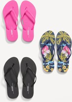 Thumbnail for your product : Old Navy Flip-Flop Sandals 3-Pack (Partially Plant-Based)