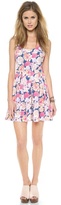 Thumbnail for your product : MinkPink Floral Frenzy Box Pleat Dress