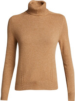 Thumbnail for your product : Loro Piana Baby Cashmere Cable-Knit Detail Turtleneck