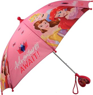 Disney Kids Umbrella, Lightning or Mickey Mouse Toddler and Little Boy Rain Wear for Ages 3-6 (Princess) Umbrella