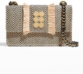 Thumbnail for your product : Kooreloo Lucerne Woven Fringe Flap Shoulder Bag