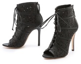 Thumbnail for your product : Alice + Olivia Gale Laser Cut Lace Up Booties