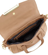 Thumbnail for your product : Danielle Nicole Faux-Leather Flap Satchel Bag, Tan
