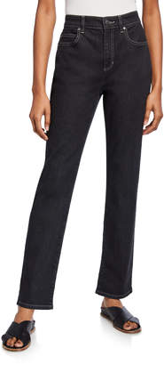 Eileen Fisher Straight-Leg Crop Jeans