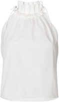 Thumbnail for your product : J.W.Anderson Silk Ruffled Collar Tank Top