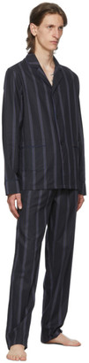 Paul Smith Black Striped Pyjama Shirt