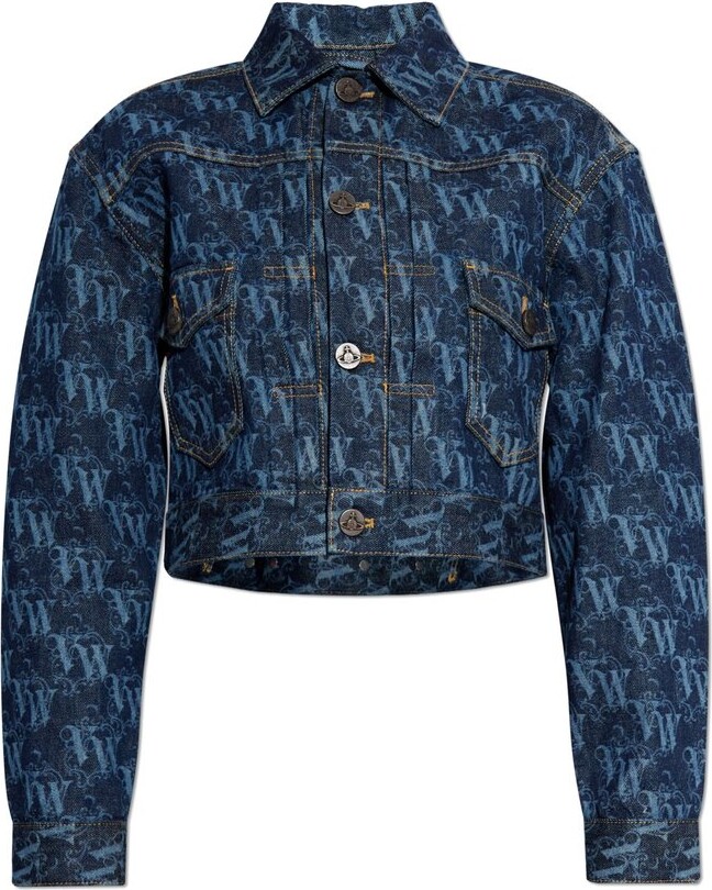 Vivienne Westwood Marlene Cropped Denim Jacket