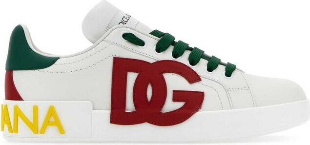 Dolce & Gabbana Logo Patch Low-Top Sneakers - ShopStyle