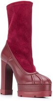 Thumbnail for your product : Casadei Platform Calf-Length Boots