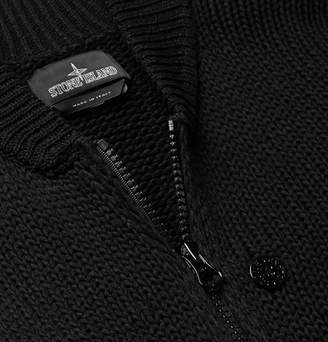 Stone Island Shadow Project Hemp And Cotton-Blend Zip-Up Cardigan