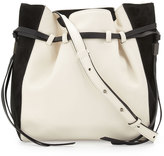 Thumbnail for your product : Boyy Lazar Leather Bucket Bag, Ivory/Black