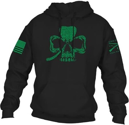 Grunt Style Clover Skull Hoodie (3X-Large
