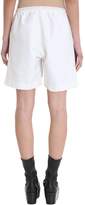 Thumbnail for your product : Rick Owens White Cotton Drawstring Boxer Shorts