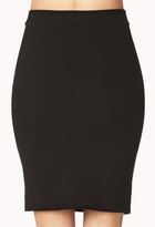 Thumbnail for your product : Forever 21 basic knee length skirt