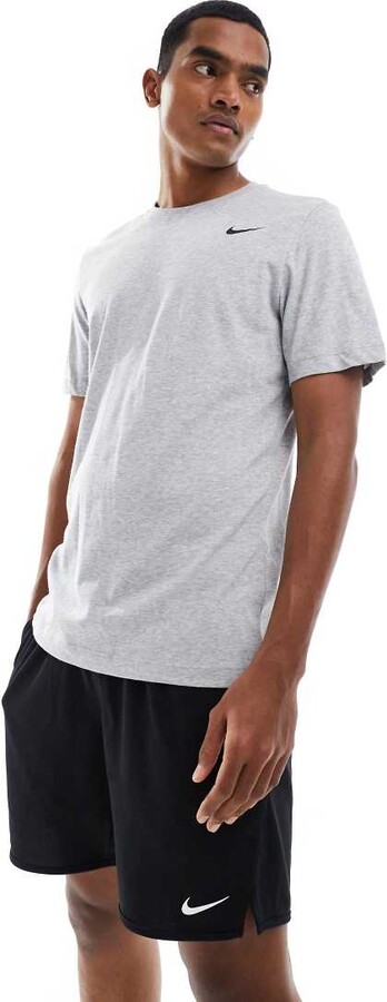 nike grey t shirt dri fit