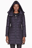 Thumbnail for your product : Moncler Navy quilted down Flamme coat