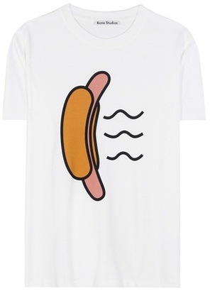 Acne Studios Taline Hot Dog Cotton T-shirt
