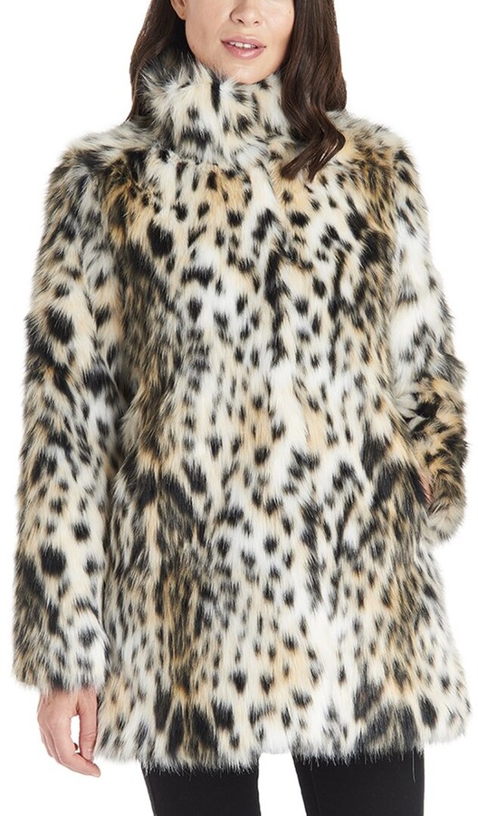 rachel roy leopard coat