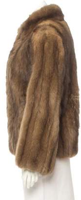 Oscar de la Renta Sable Fur Jacket Brown Sable Fur Jacket