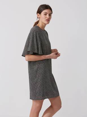 Frank and Oak The Elaine Floral Dress in True Black