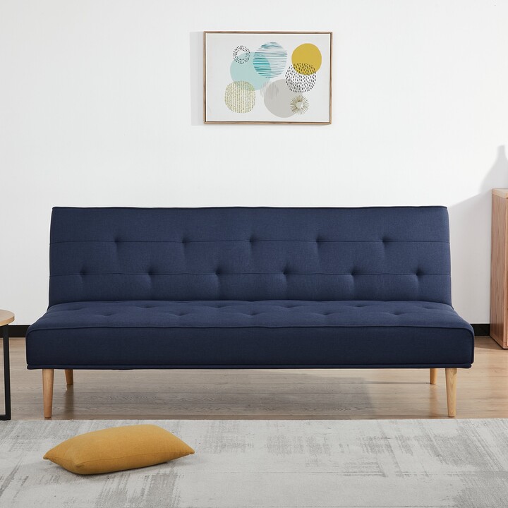 Dunelm Nellie Clic Clac Sofa Bed Navy ShopStyle