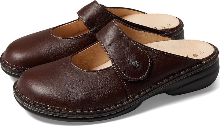 Finn Comfort Stanford (Braun Karbo) Women's Clog/Mule Shoes - ShopStyle ...
