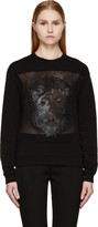 Thumbnail for your product : Versus Black Embroidered Lion Sweatshirt