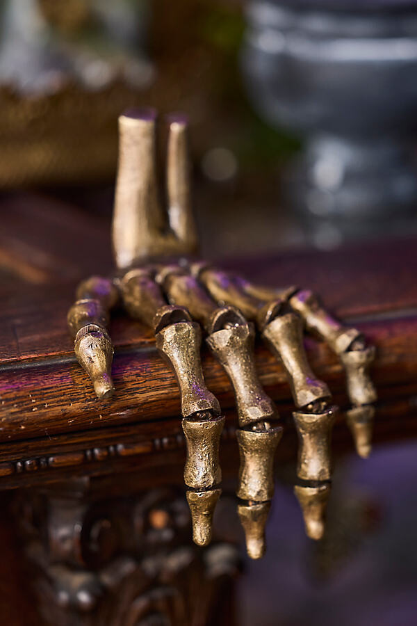 Articulated Brass Skeleton Hand
