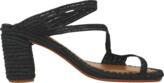 Thumbnail for your product : Carrie Forbes Salah Woven Raffia Sandals