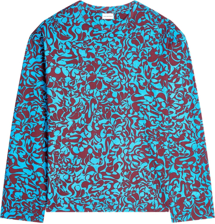 Dries Van Noten long-sleeve cotton T-shirt