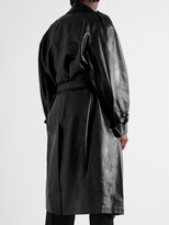 Thumbnail for your product : Vetements Oversized Leather Trench Coat