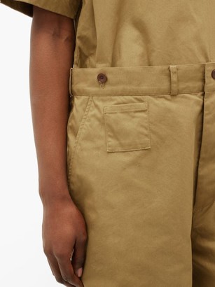 Chimala Short-sleeved Cotton Playsuit - Beige