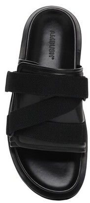 Ambush Padded leather slide sandals - ShopStyle