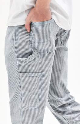 PacSun Workwear Stripe Slim Fit Carpenter Jeans