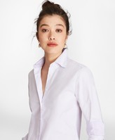 Thumbnail for your product : Brooks Brothers Classic-Fit Supima Cotton Oxford Stripe Forward-Point Shirt