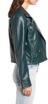 Thumbnail for your product : Blank NYC Zipper Detail Faux Leather Moto Jacket