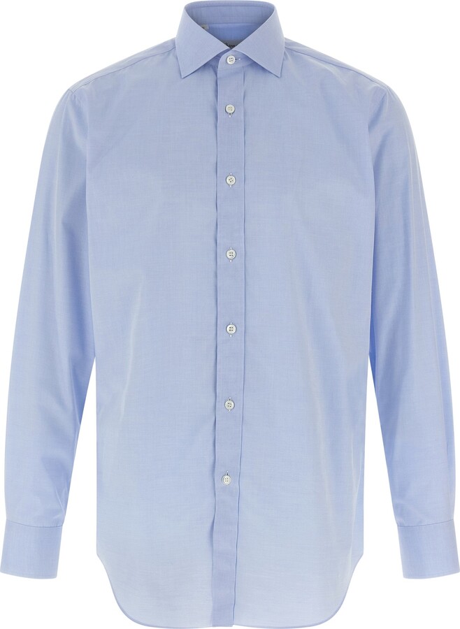 Brioni Trevi Mark Shirt And Blouse Light Blue